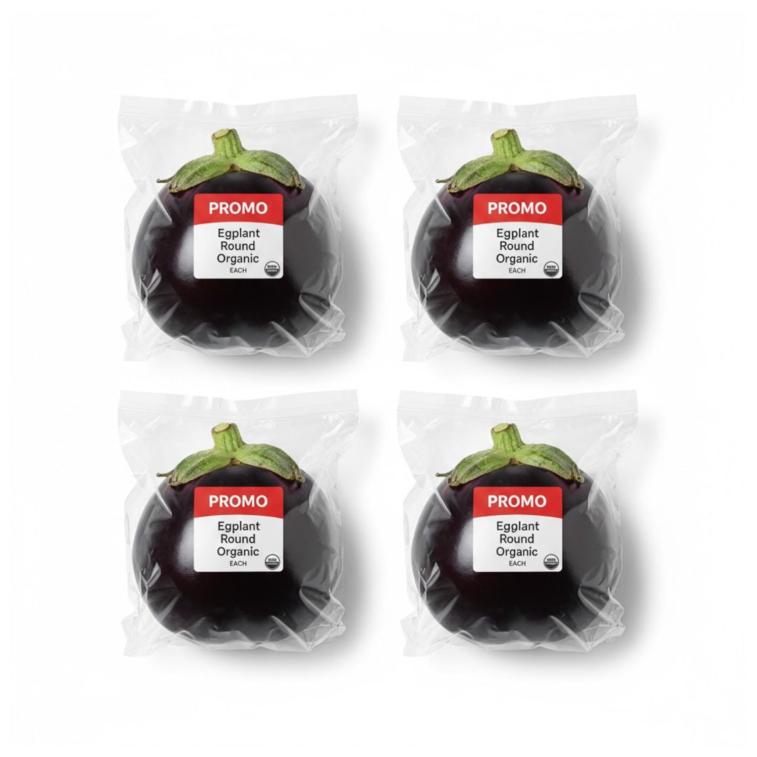 PROMO - Eggplant Round Organic EACH