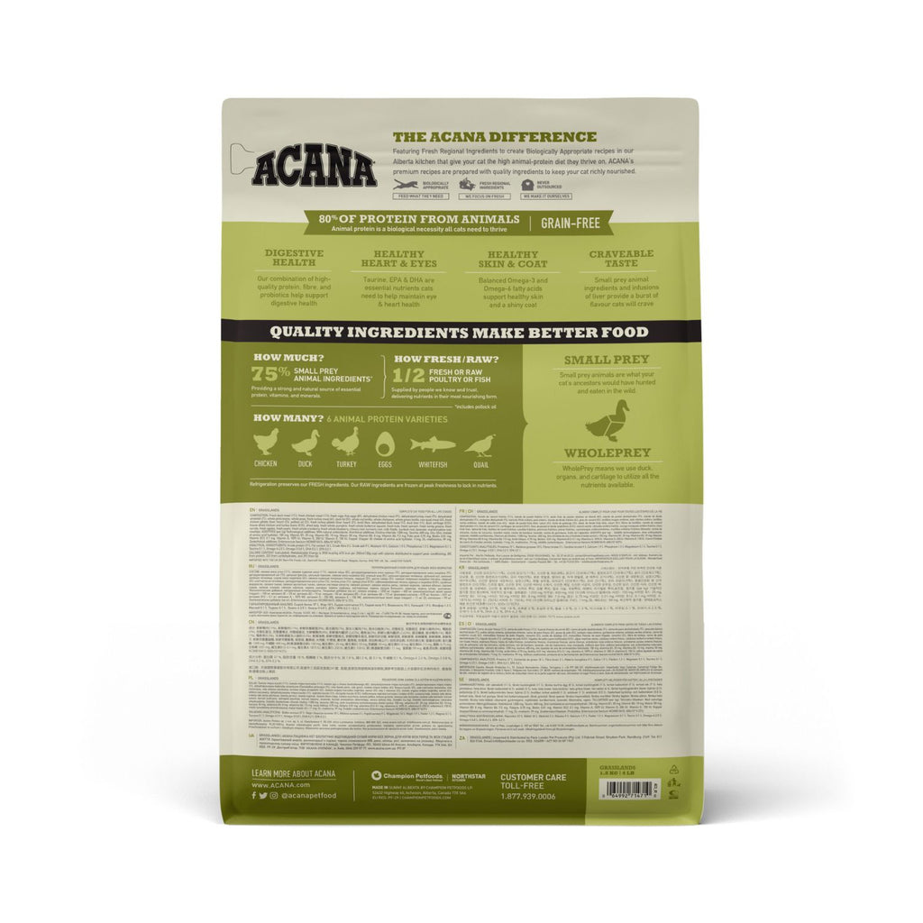 ACANA Cat Highest Protein Grasslands 4.5 kg