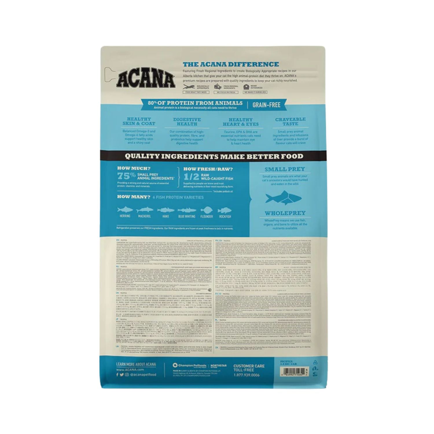 ACANA Cat Highest Protein Pacifica 4.5 kg