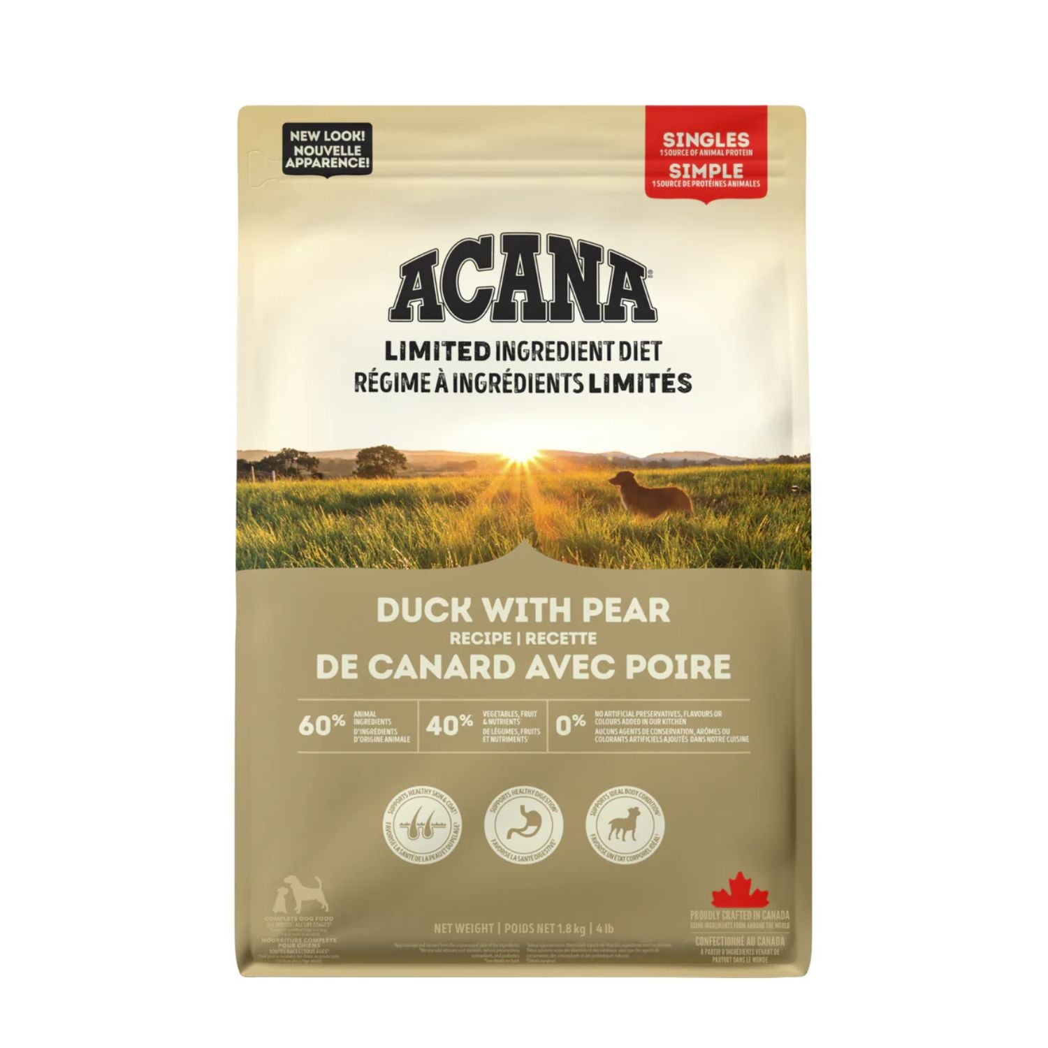 ACANA Dog Singles Duck with Pear 1.8 kg