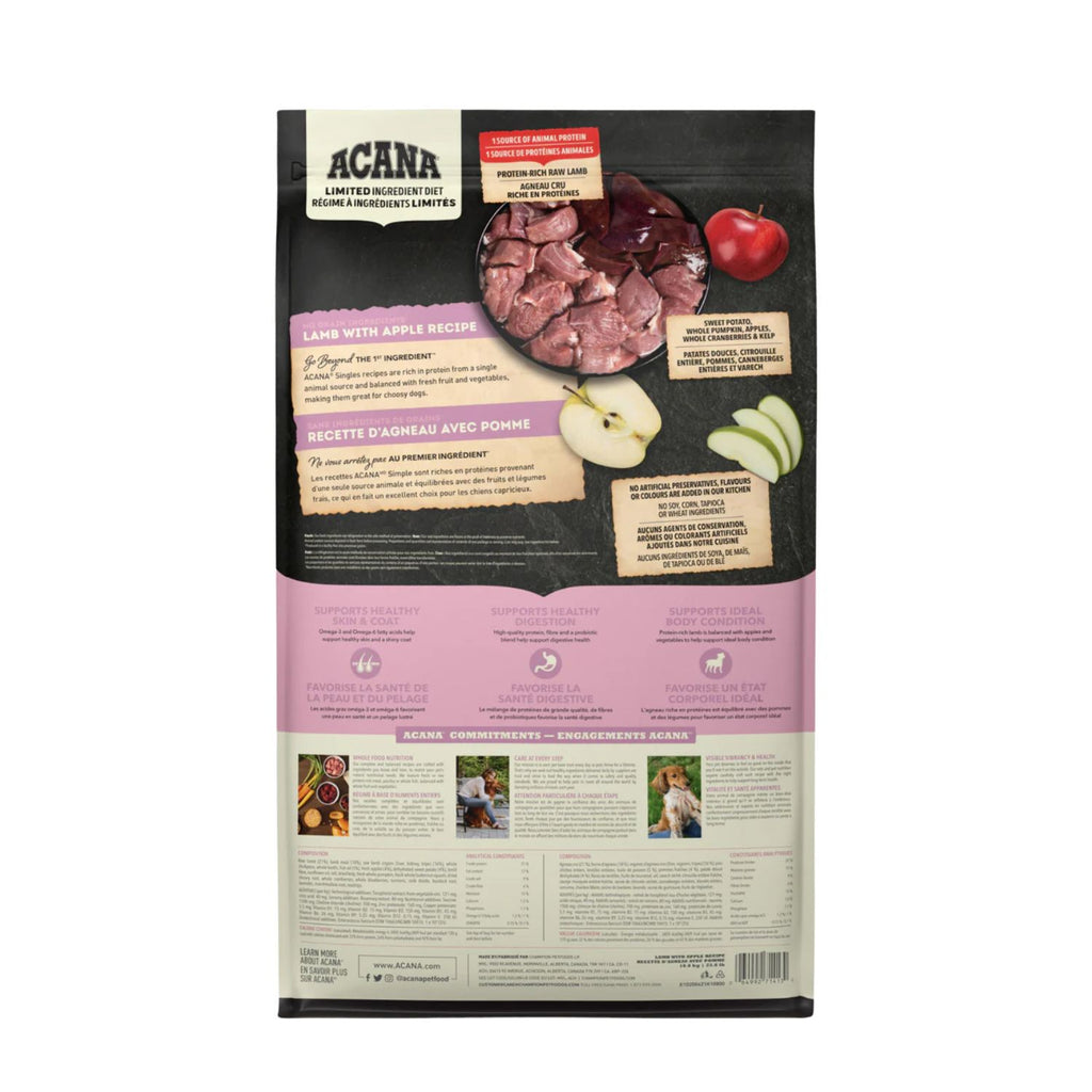 ACANA Dog Singles Lamb with Apple 10.8 kg