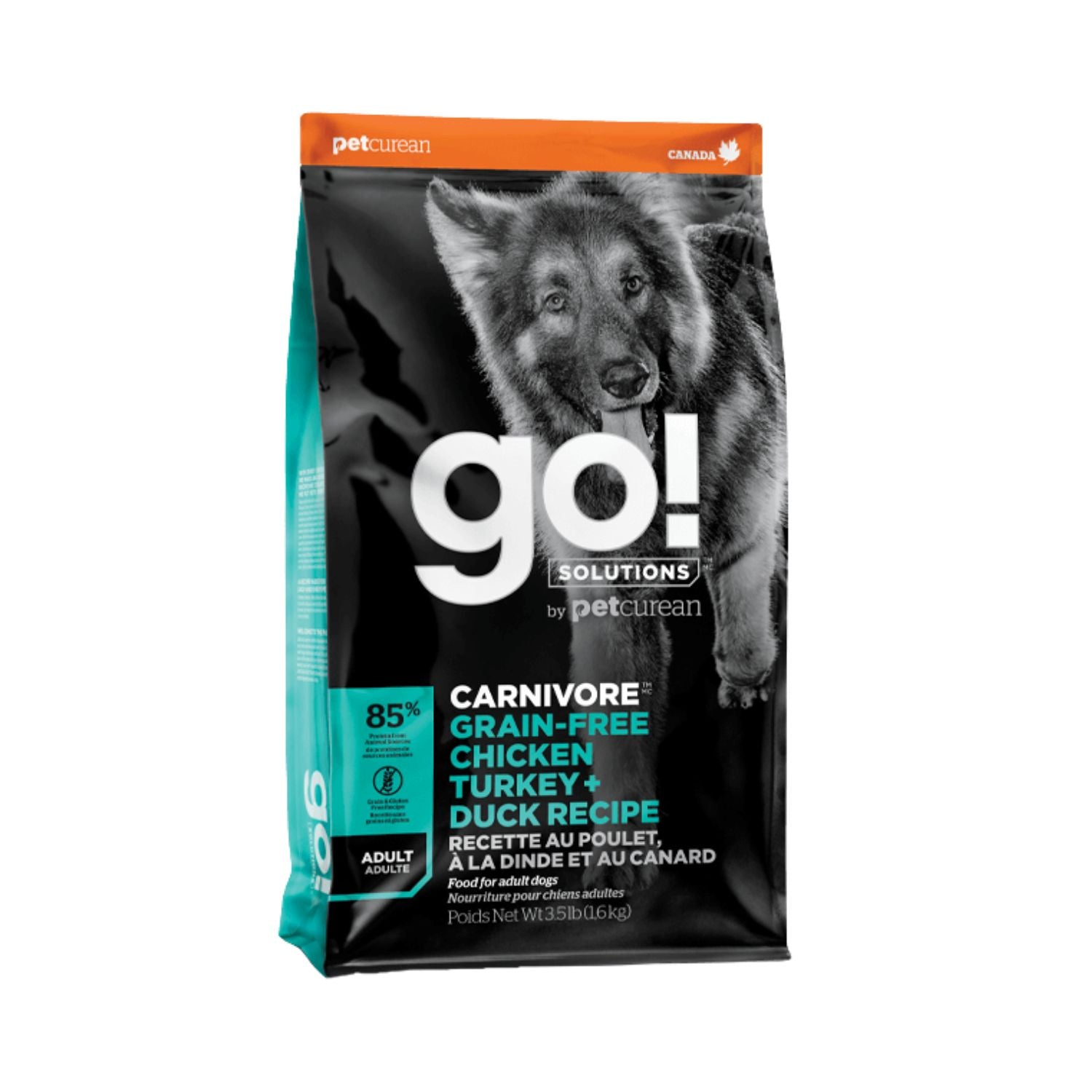 GO! Carnivore GF Chicken Turkey Duck Adult 3.5LB