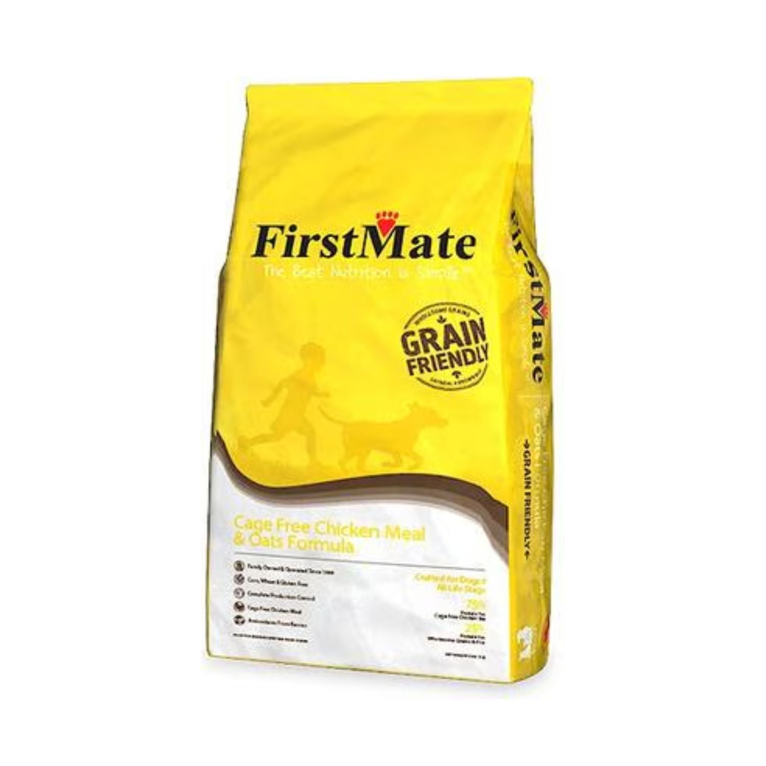 FirstMate Dog GFriendly Cage Free Chicken Meal & Oats 5 lb