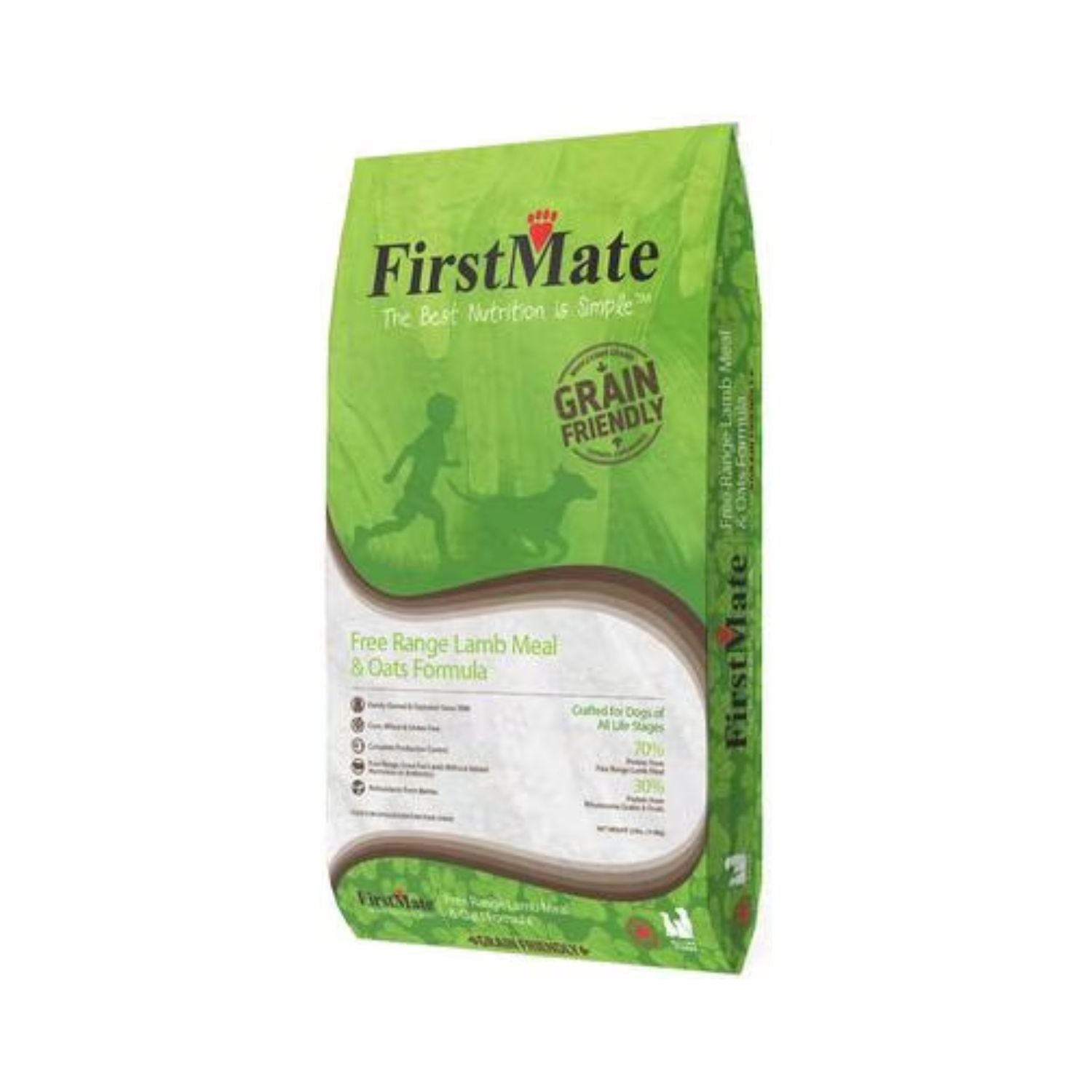 FirstMate Dog GFriendly Free Range Lamb & Oats 25 lb