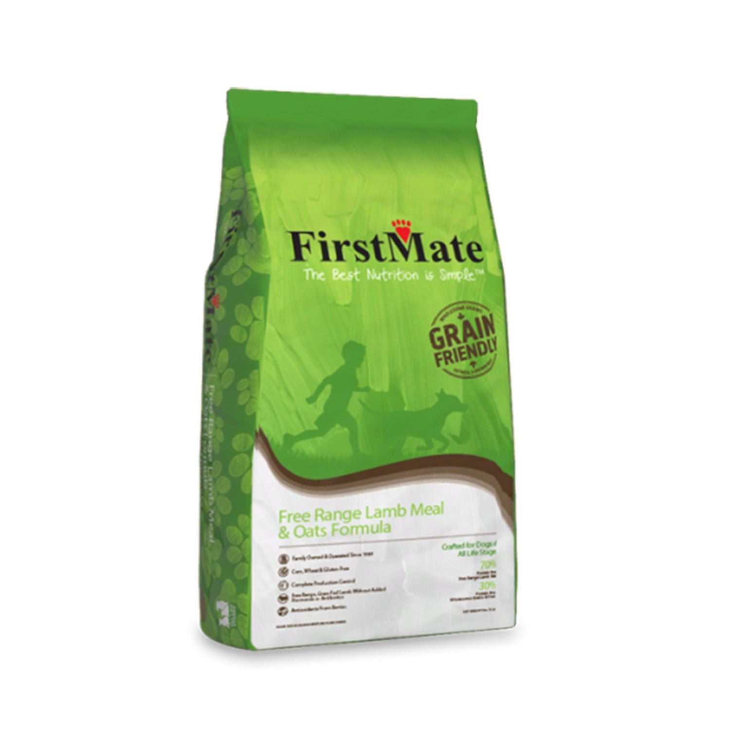 FirstMate Dog GFriendly Free Range Lamb & Oats 5 lb