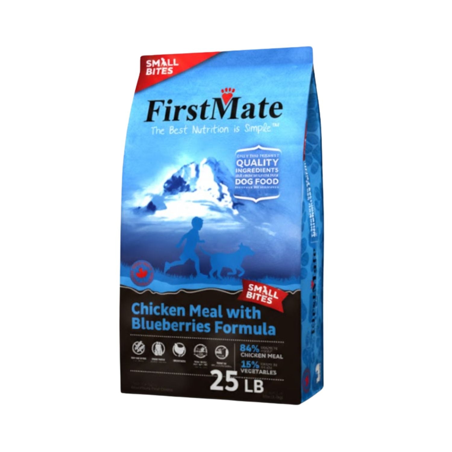 FirstMate Dog LID GF Chicken with Blueberries 25 lb