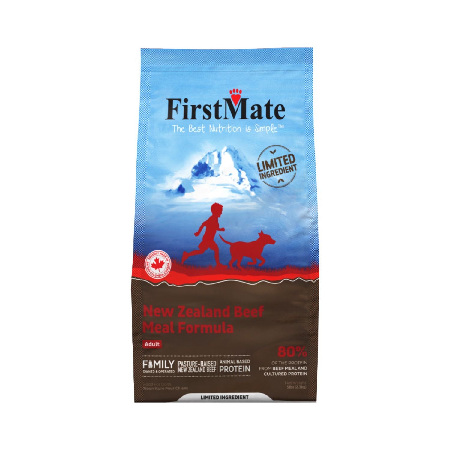 FirstMate Dog LID GF New Zealand Beef 5 lb