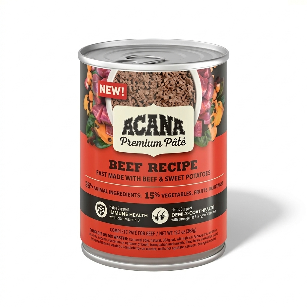 ACANA Dog Premium Pate Beef 12/363g