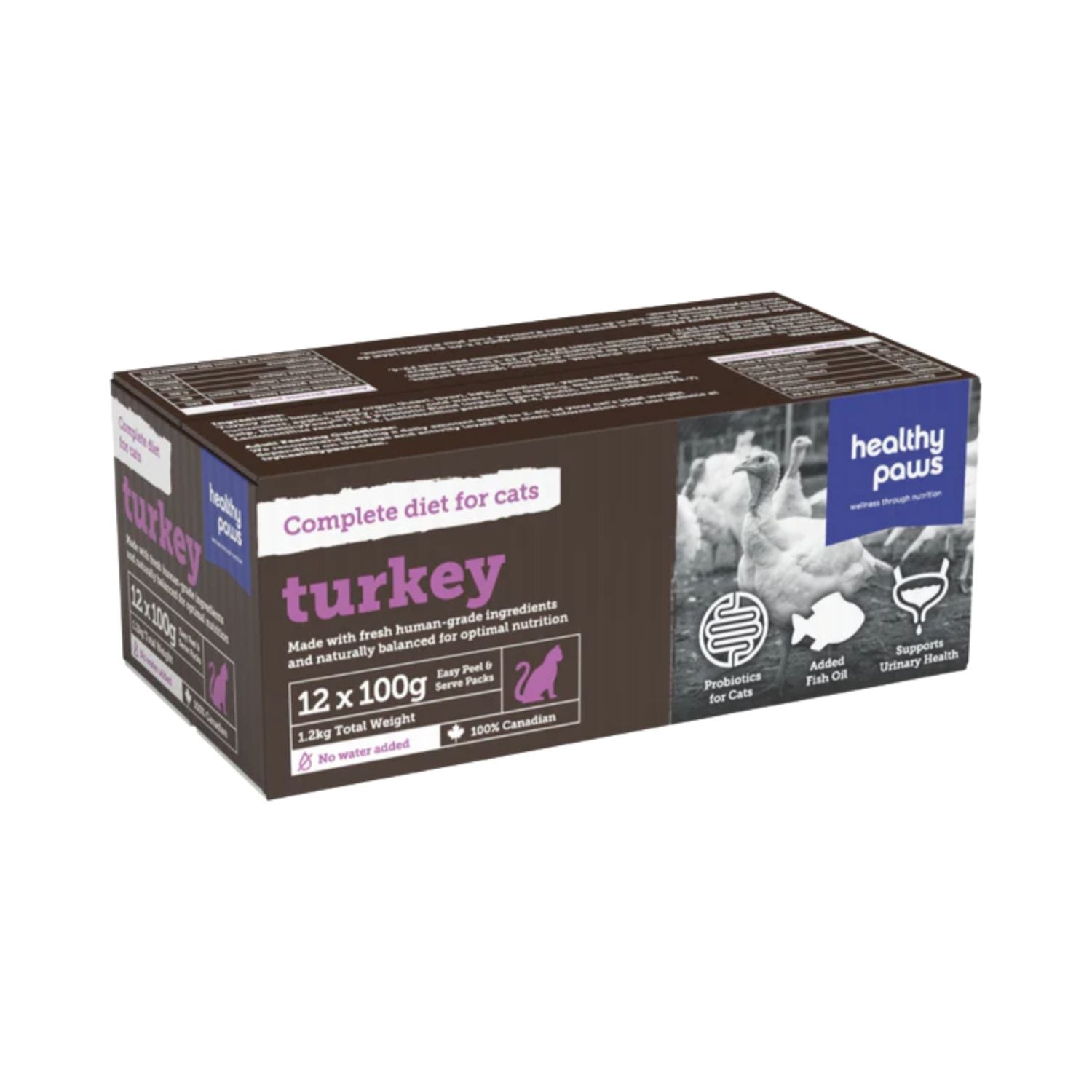 Healthy Paws Cat Turkey 1.2KG