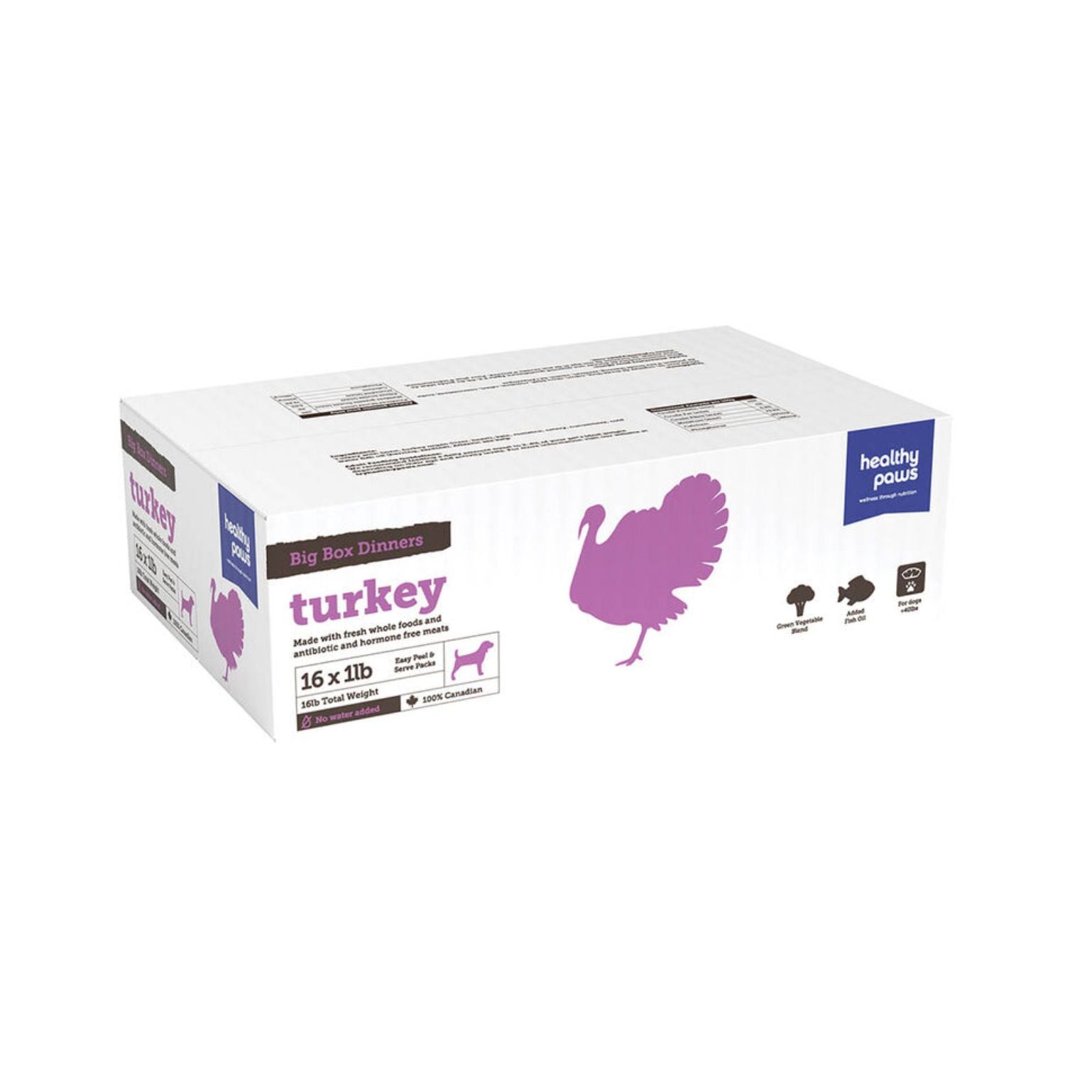 Healthy Paws Dog Turkey 16LB