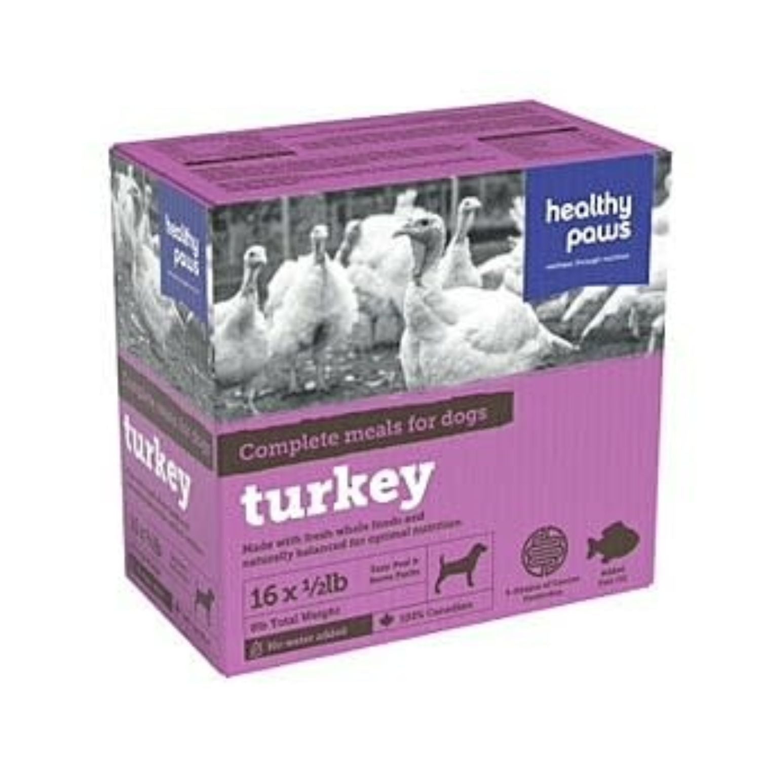 Healthy Paws Dog Turkey 8LB