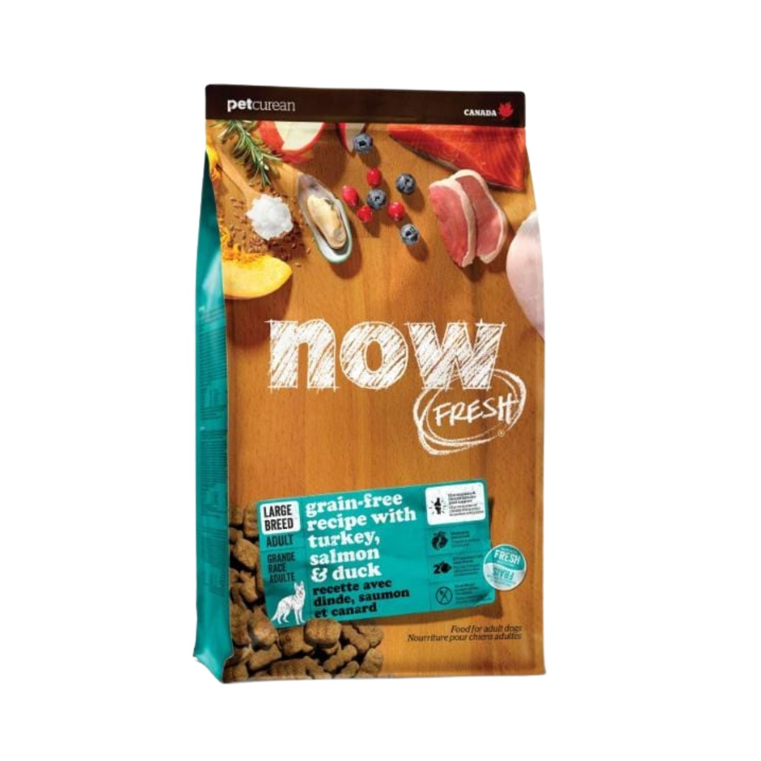 NOW Turkey Salmon Duck Large Breed Adult 25LB