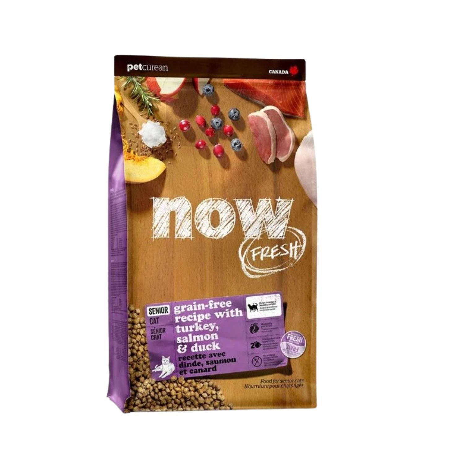 NOW Turkey Salmon & Duck Senior 3LB  | Cat