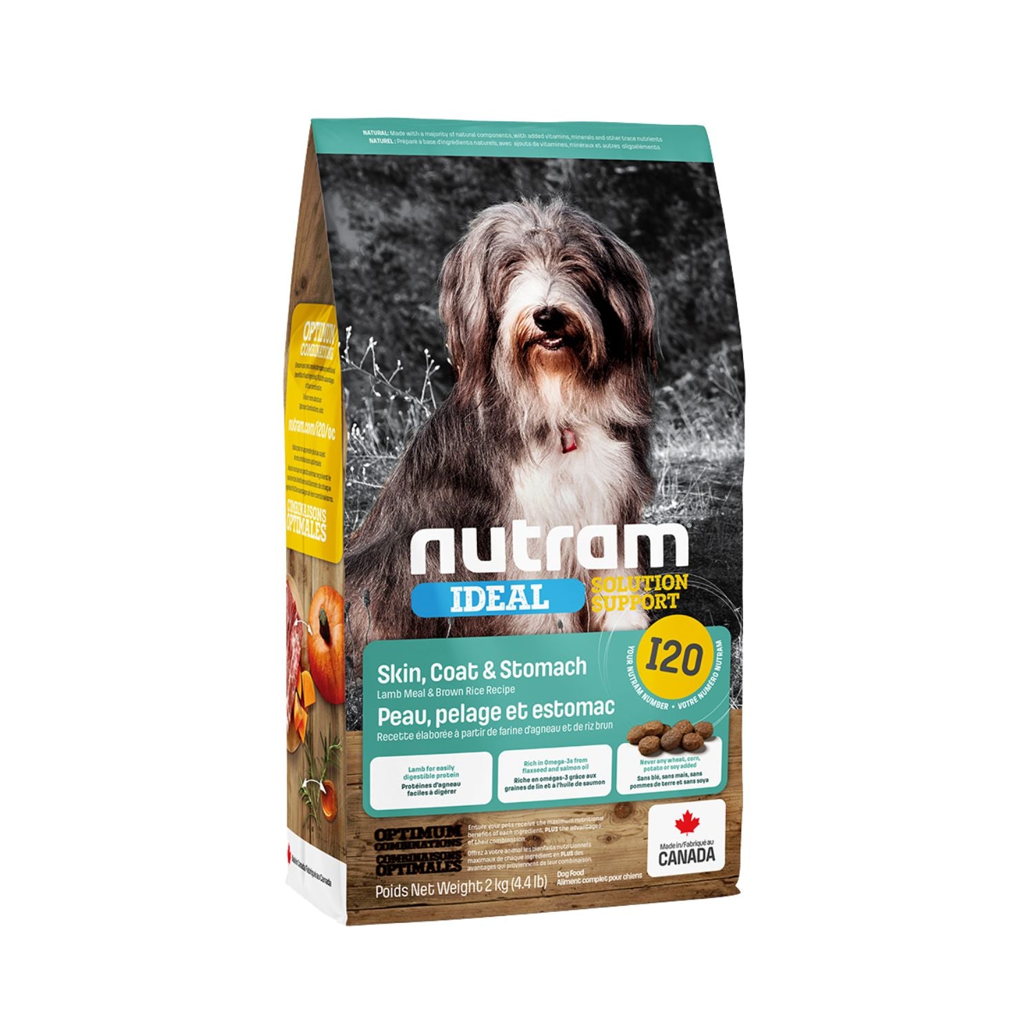 Nutram 3.0 Ideal Dog I20 Skin Coat & Stomach 2 kg