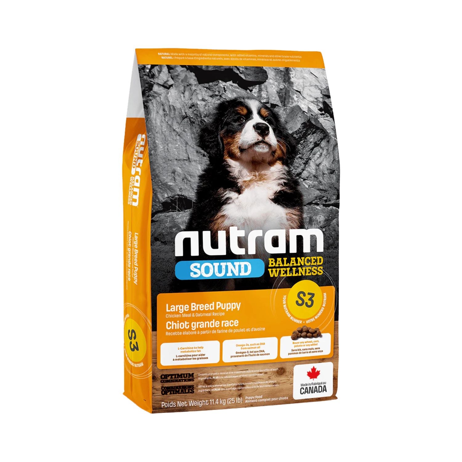 Nutram 3.0 Sound Dog S3 Large Breed Puppy 11.4 kg