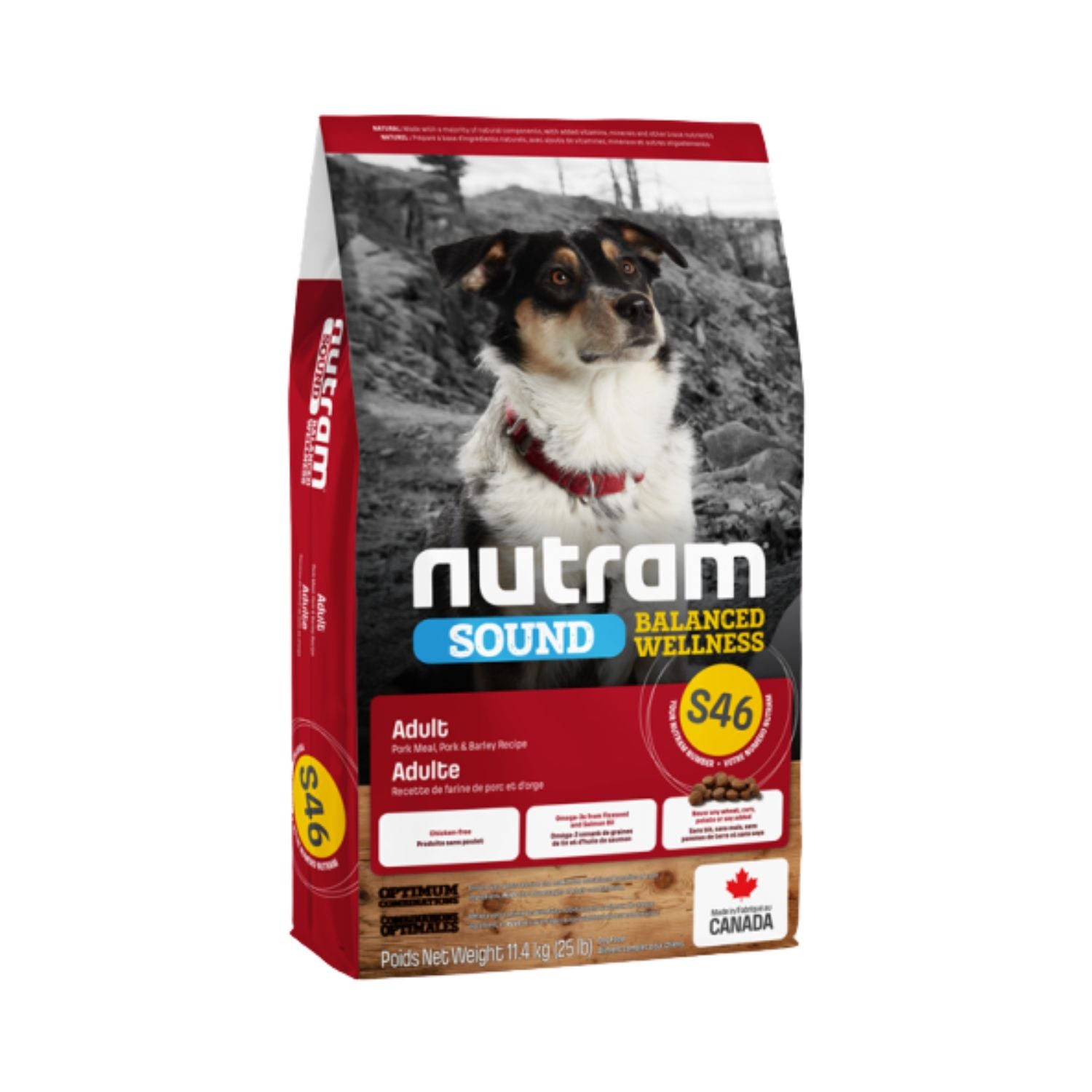 Nutram 3.0 Sound Dog S46 Adult Pork 11.4 kg