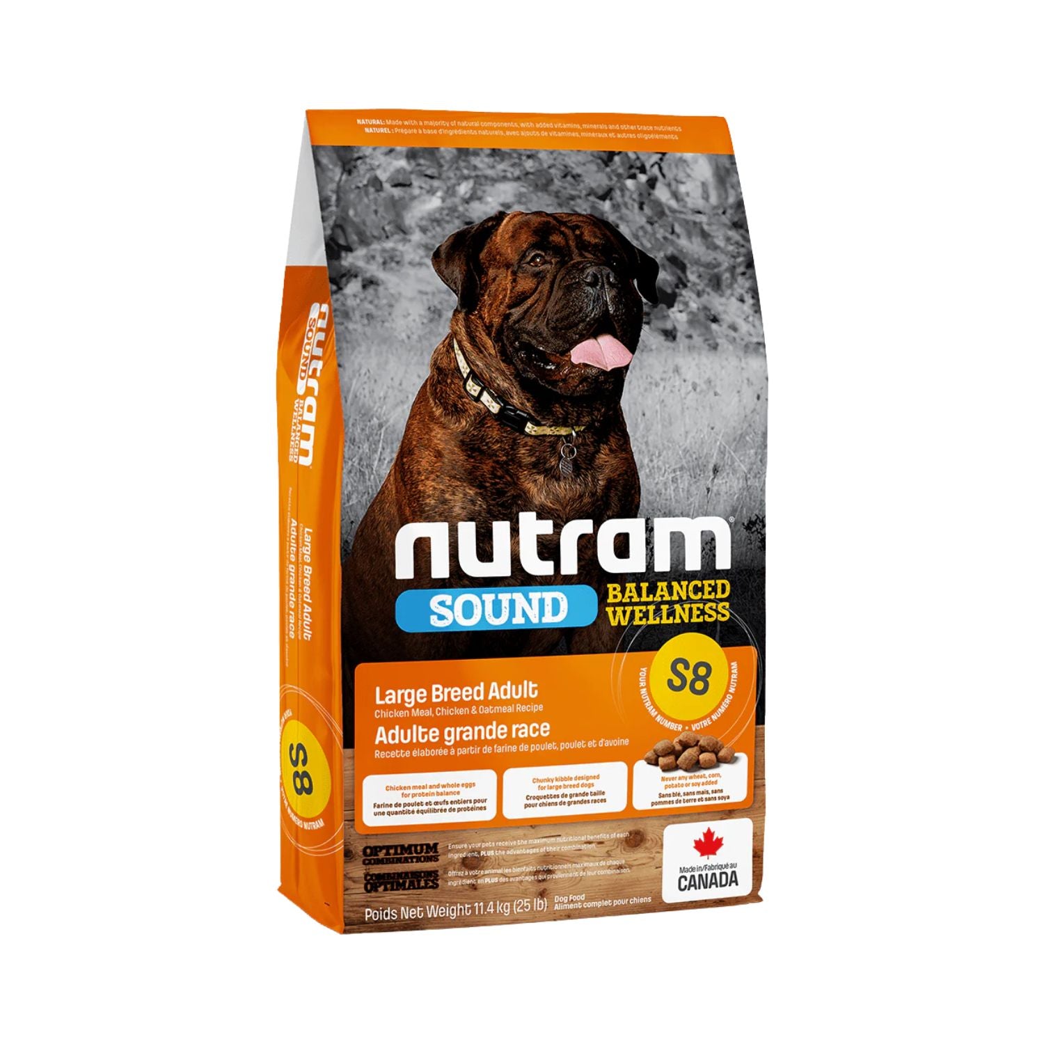 Nutram 3.0 Sound Dog S8 Large Breed Adult 11.4 kg