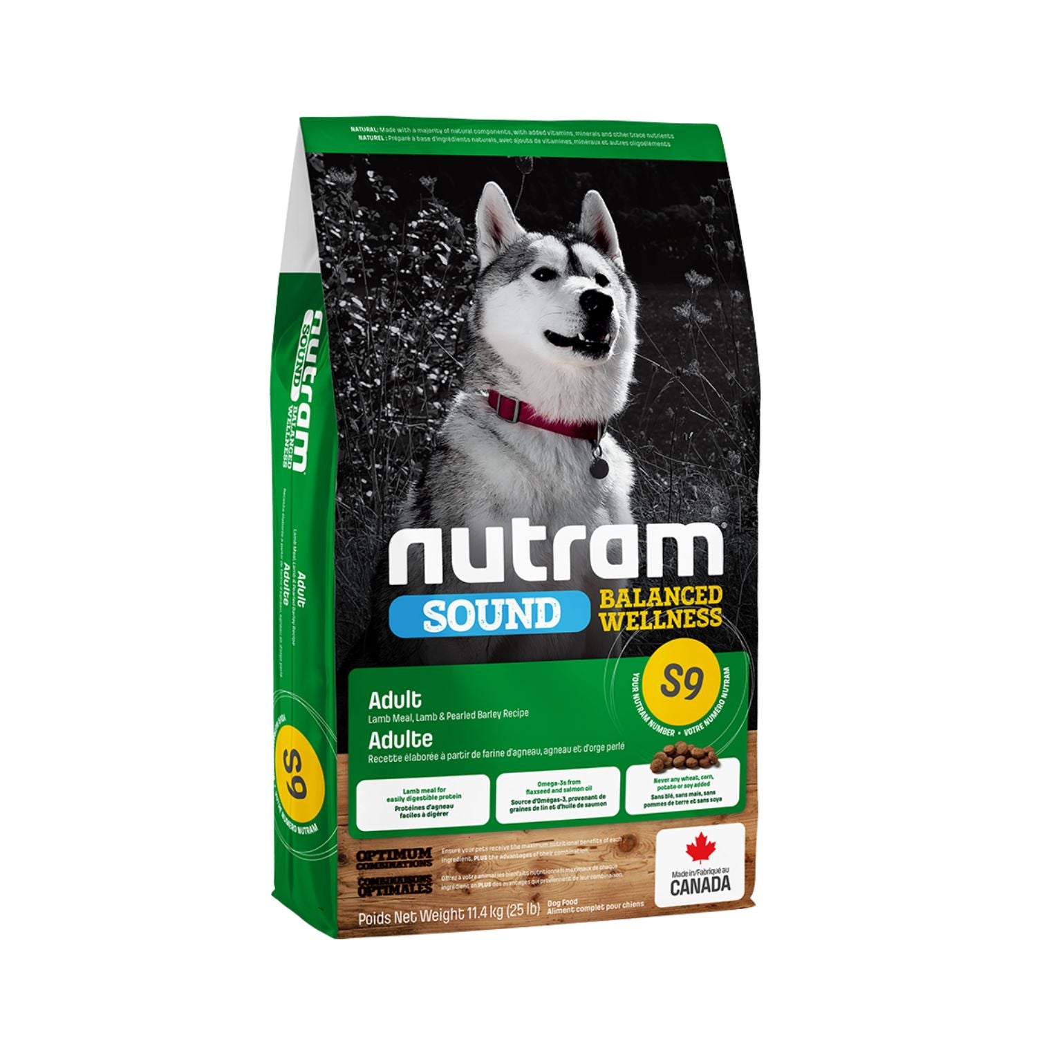 Nutram 3.0 Sound Dog S9 Adult Lamb 11.4 kg
