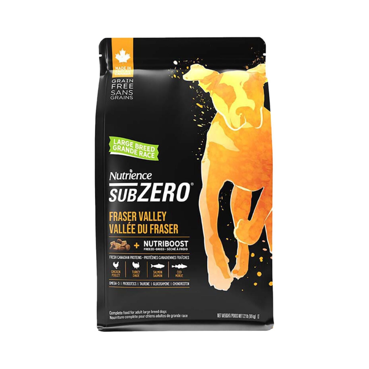 Nutrience Grain Free SubZero for Dogs - Fraser Valley - 10 kg