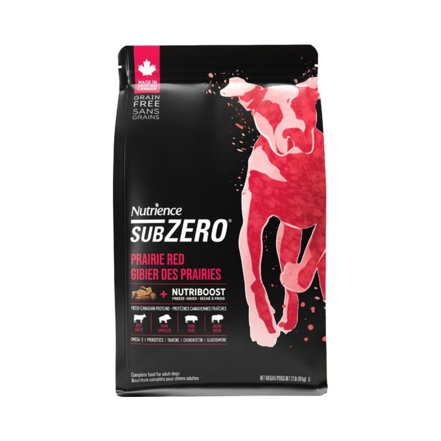 Nutrience Grain Free SubZero for Dogs - Prairie Red - 10 kg