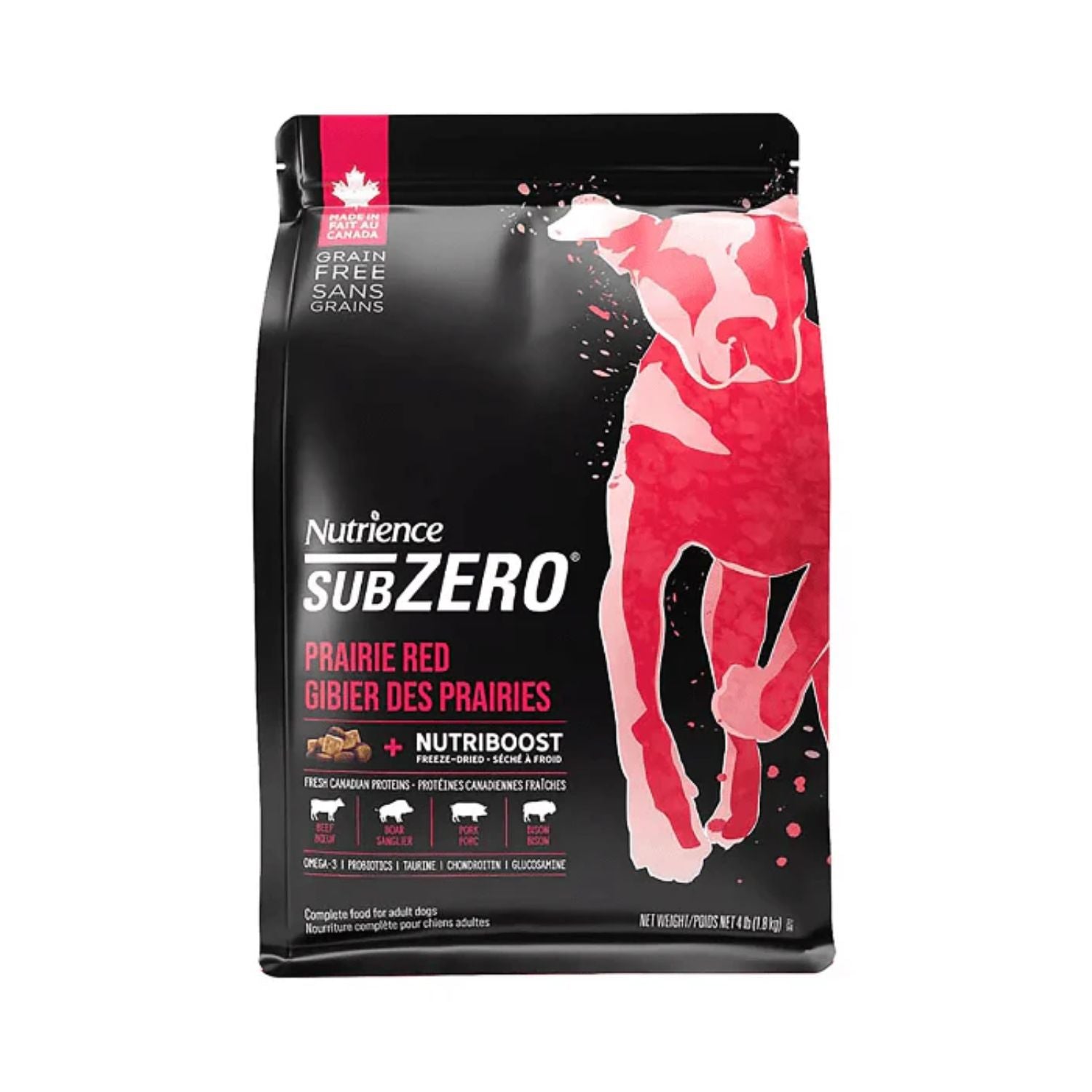 Nutrience SubZero Dog Food - Prairie Red - 1.8 kg
