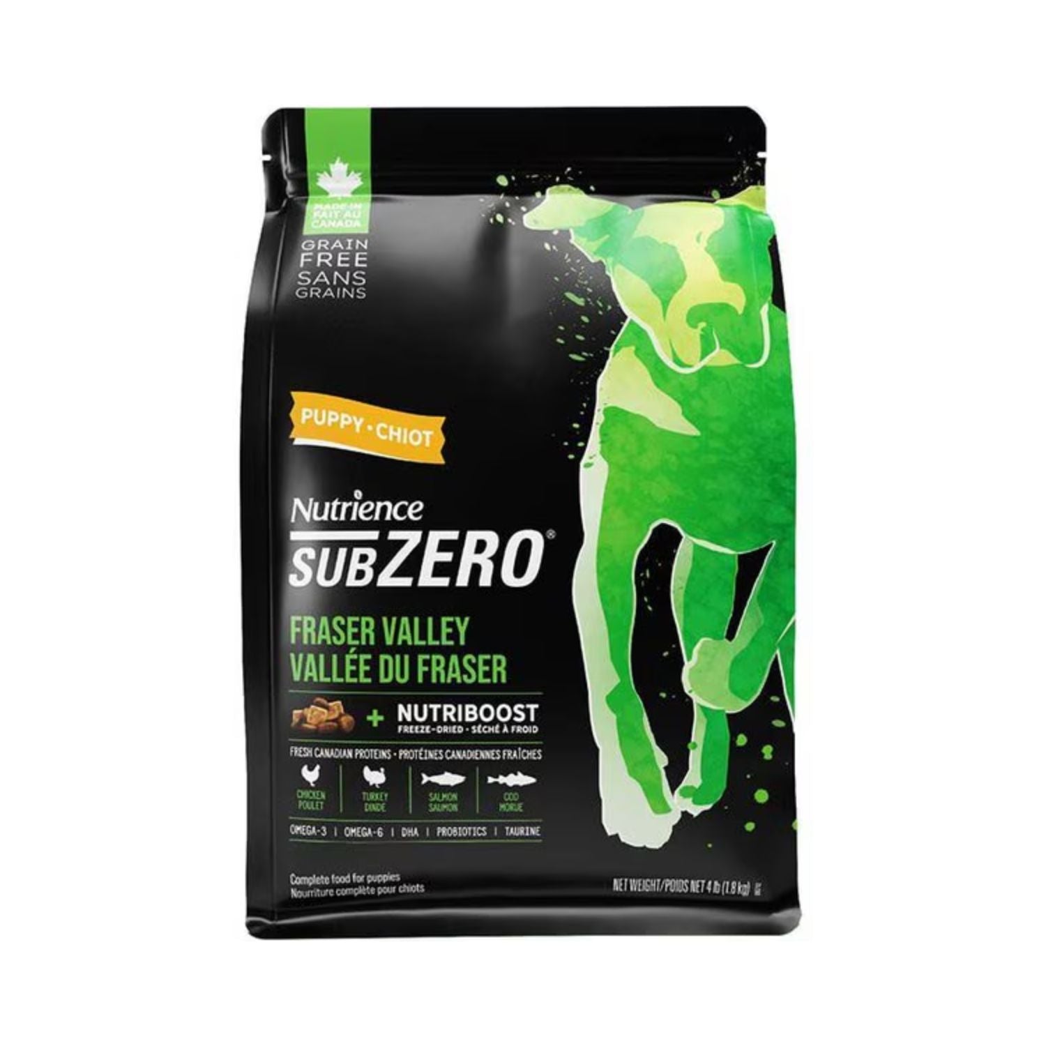 Nutrience SubZero Puppy Food - Fraser Valley - 1.8 kg