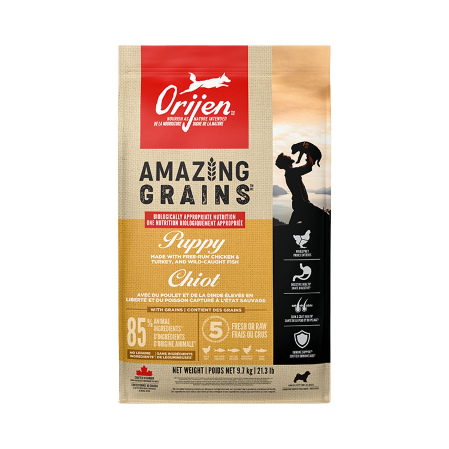 ORIJEN Dog Amazing Grains Puppy 9.7 kg