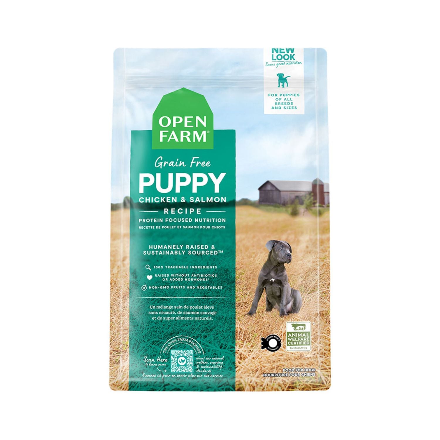 Open Farm Dog GF Puppy Chicken & Salmon 22 lb
