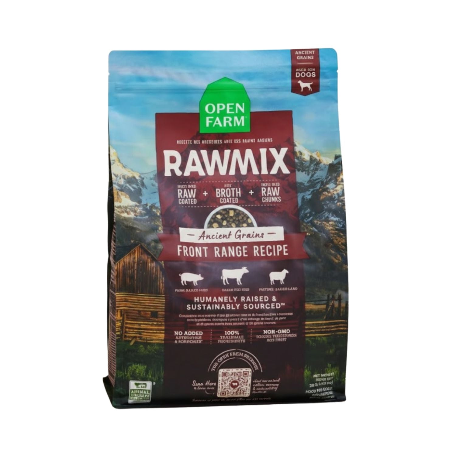 Open Farm Dog RawMix Ancient Grain Front Range 20 lb