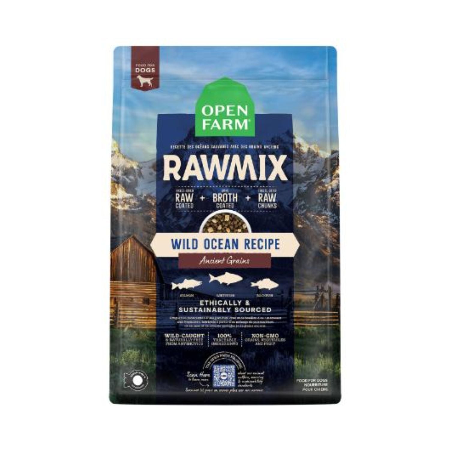 Open Farm Dog RawMix Ancient Grain Wild Ocean 20 lb
