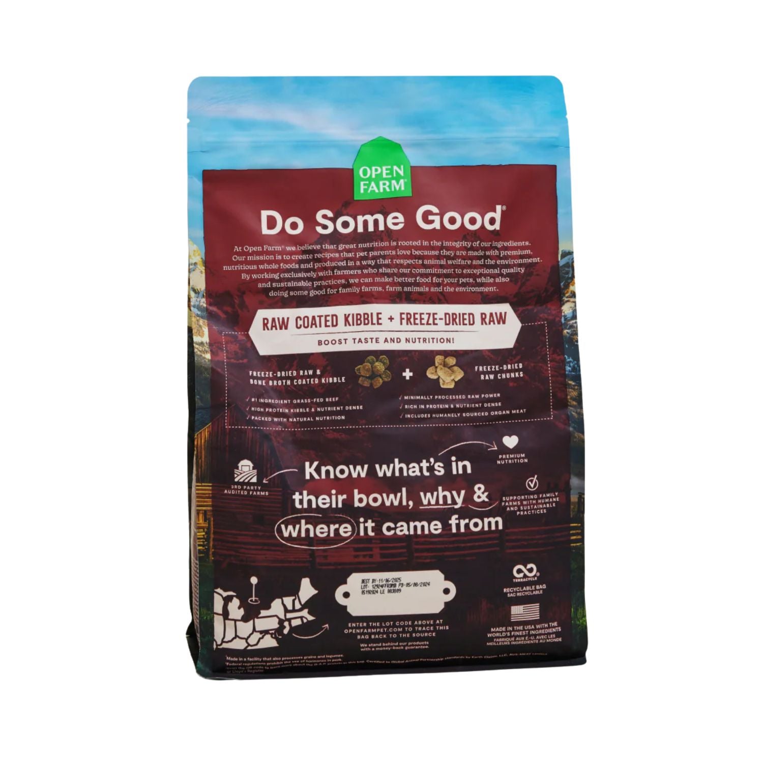 Open Farm Dog RawMix GF Front Range 20 lb