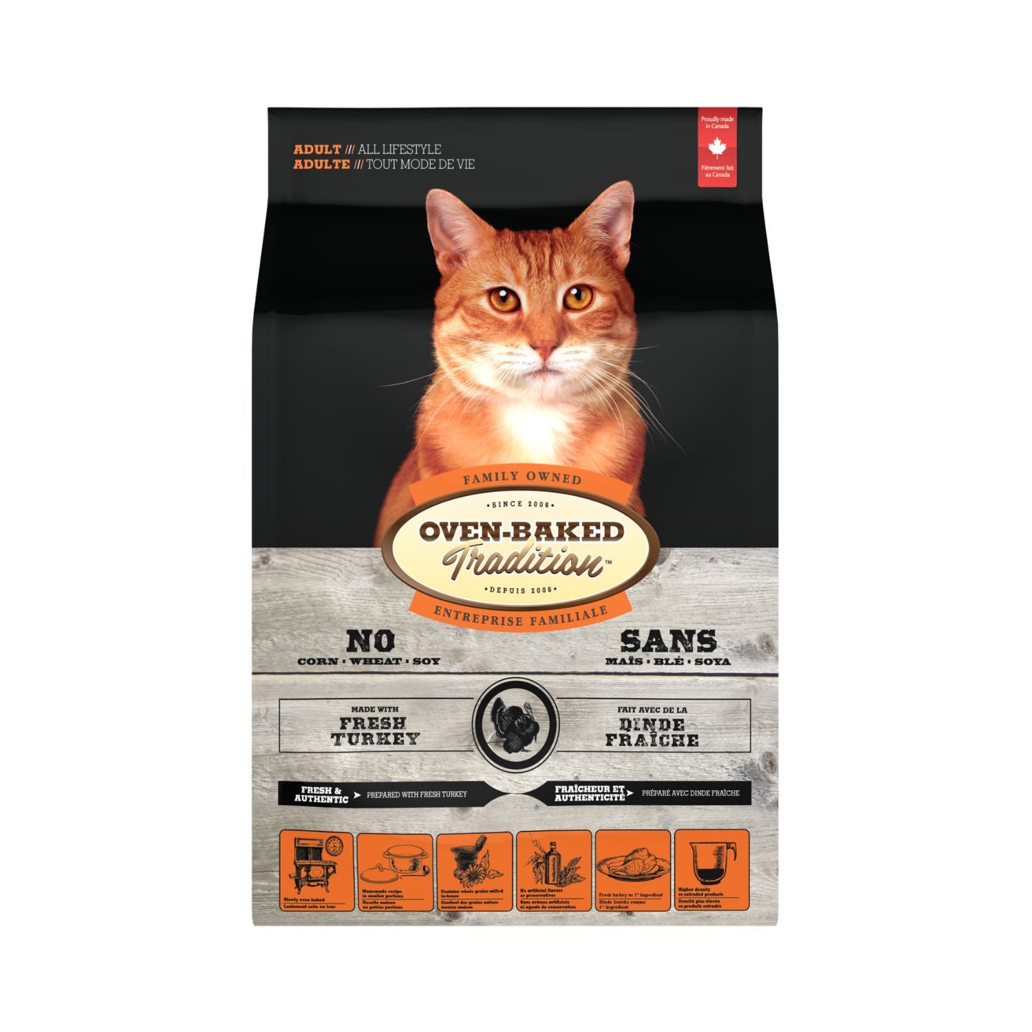 Oven-Baked Tradition Cat Adult Turkey 5 lb