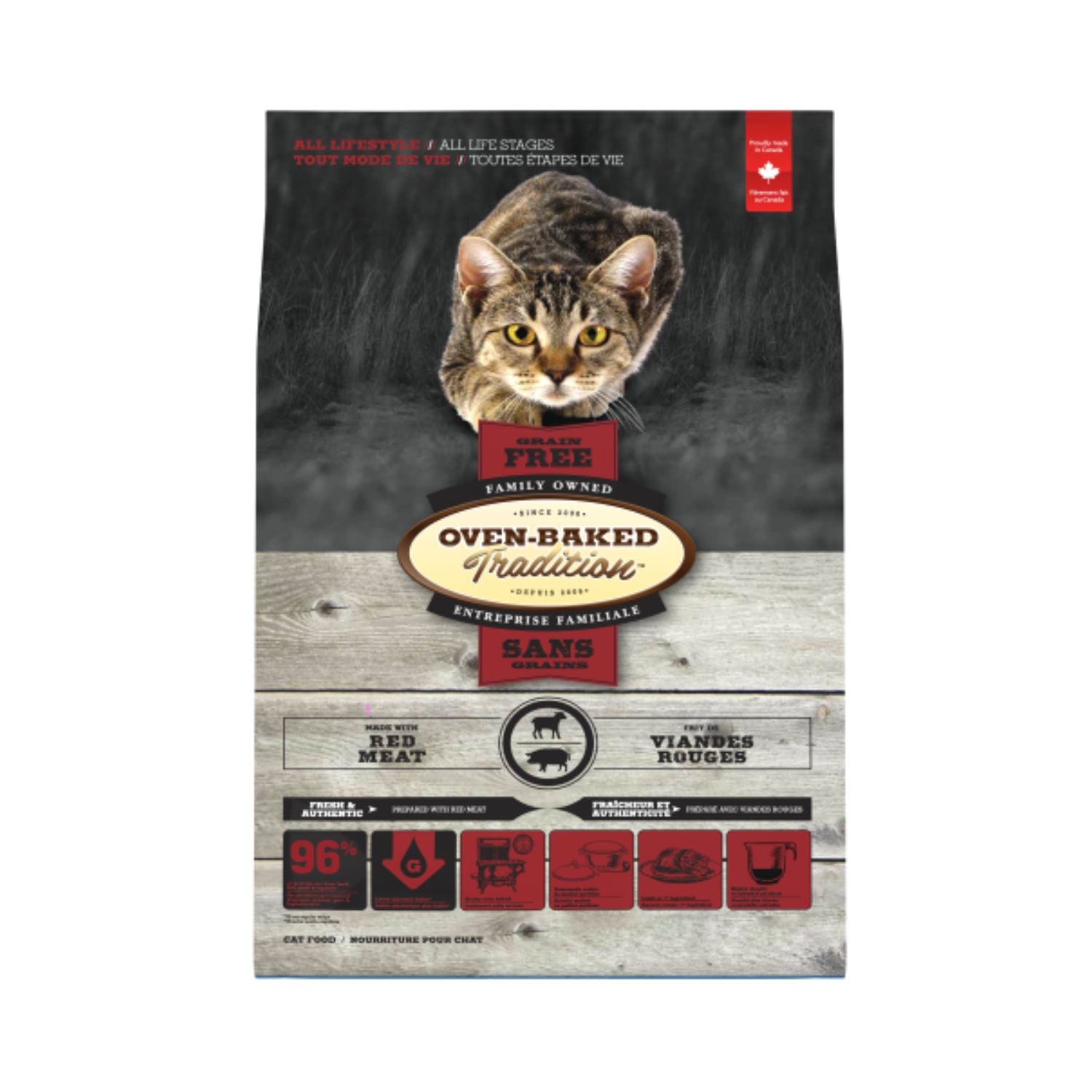 Oven-Baked Tradition Cat GF Red Meat 2.5 lb