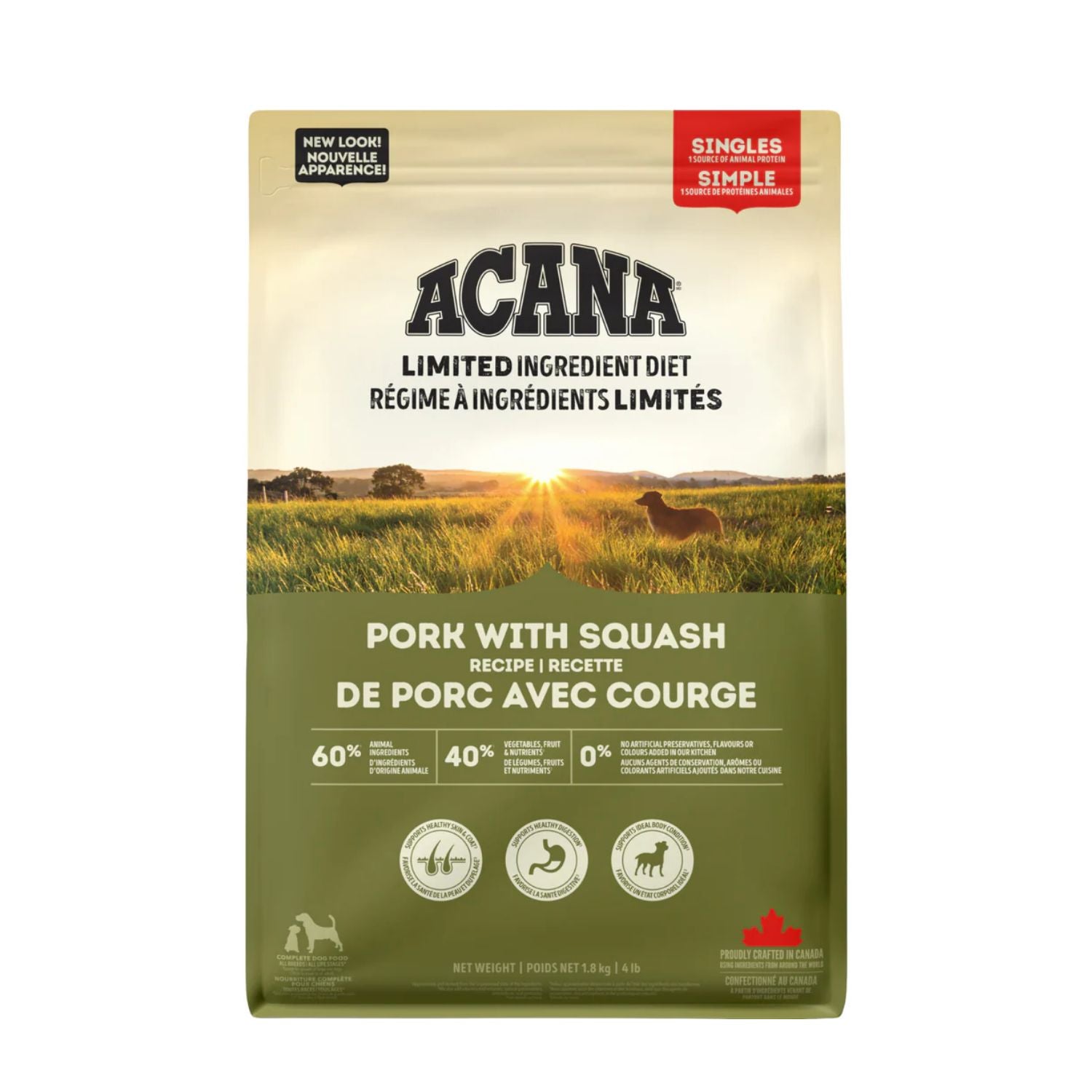 ACANA Dog Singles Pork with Squash 1.8 kg