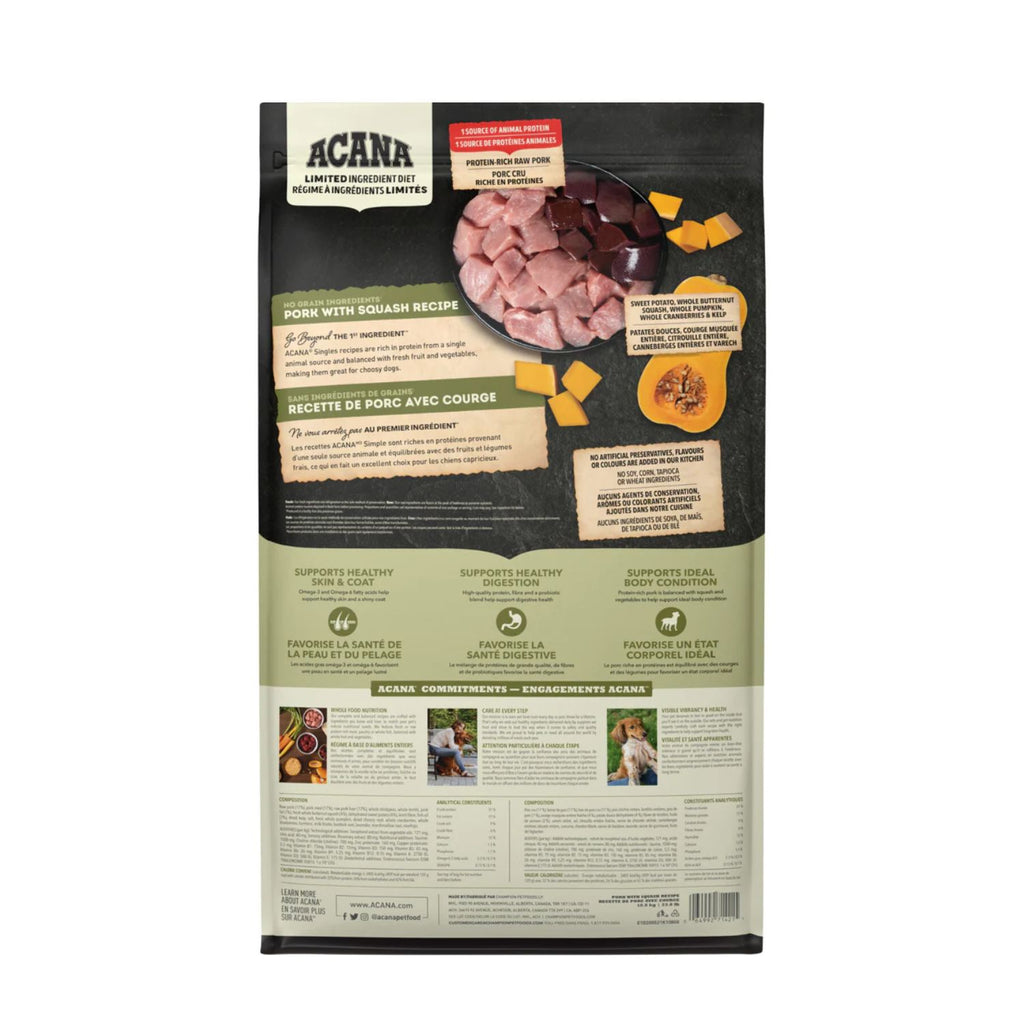 ACANA Dog Singles Pork with Squash 1.8 kg