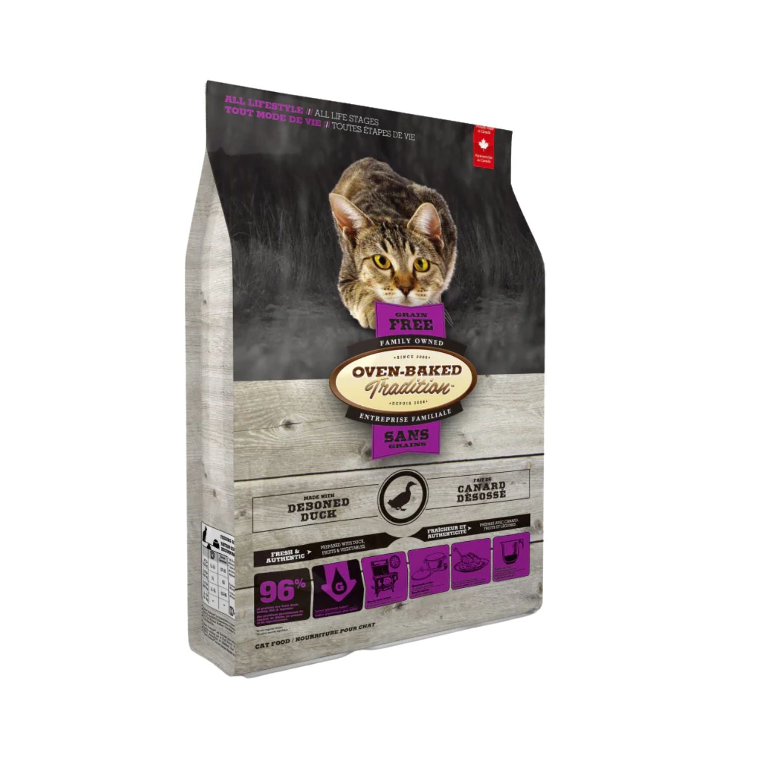 Oven-Baked Tradition Cat GF Duck 2.5 lb