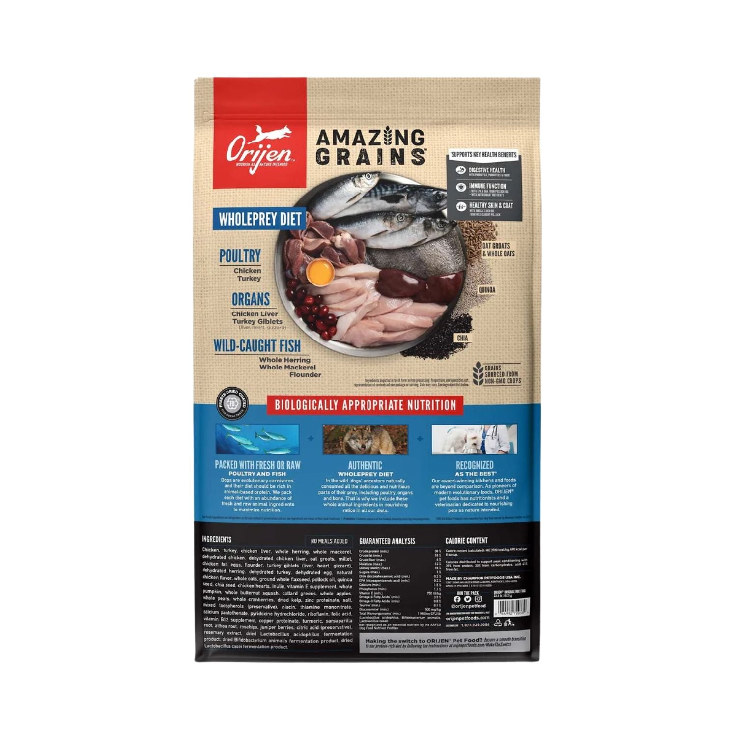 ORIJEN Dog Amazing Grains Original 1.8 kg